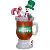 Snowman Mug Holiday Inflatable